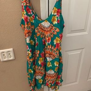 Bright and vibrant sun dress. Will fit S or M.